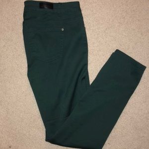 Celebrity Pink Jeans Green High Rise Skinny